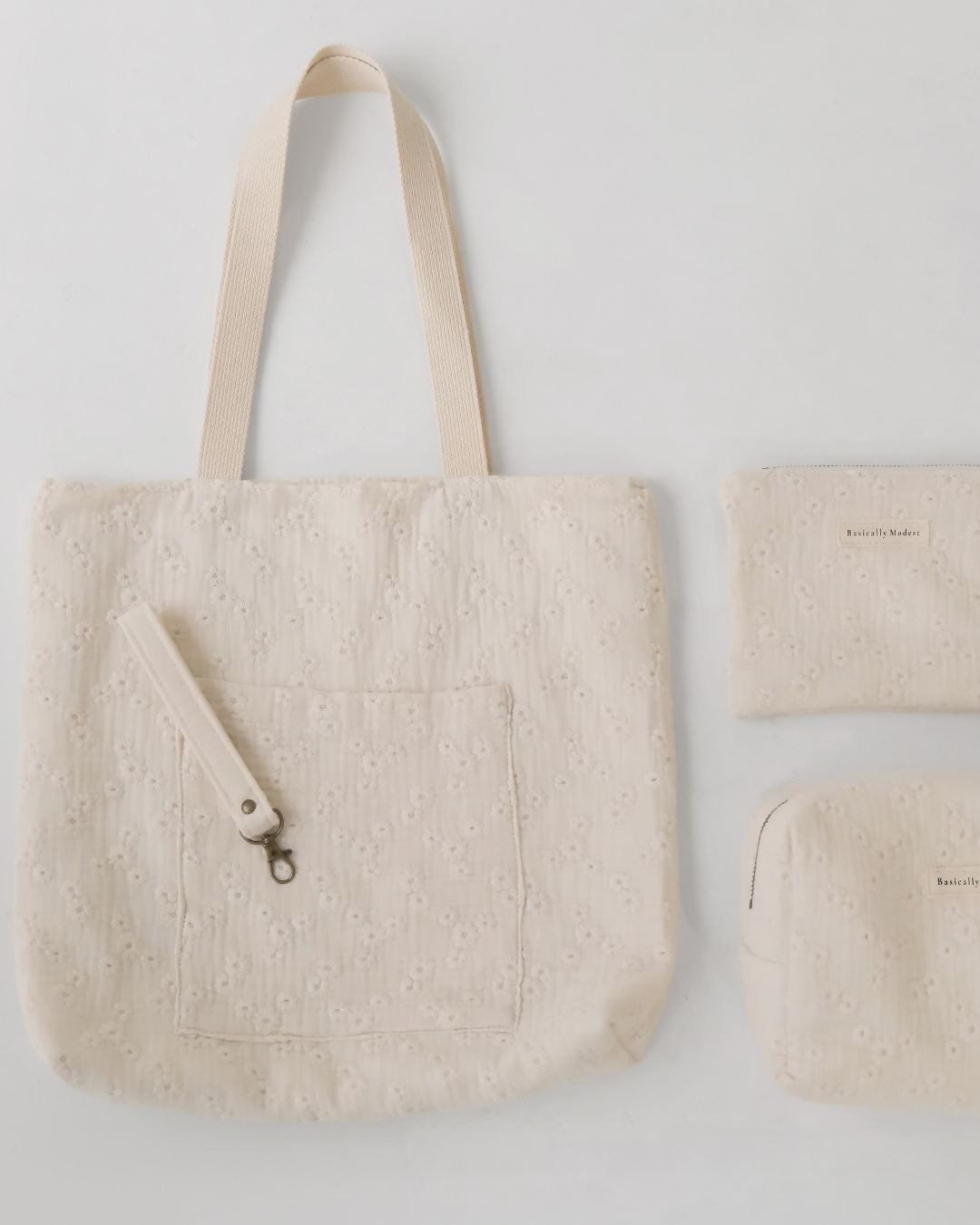 Handmade Cotton Tote Bag | Embroidered & Striped Styles